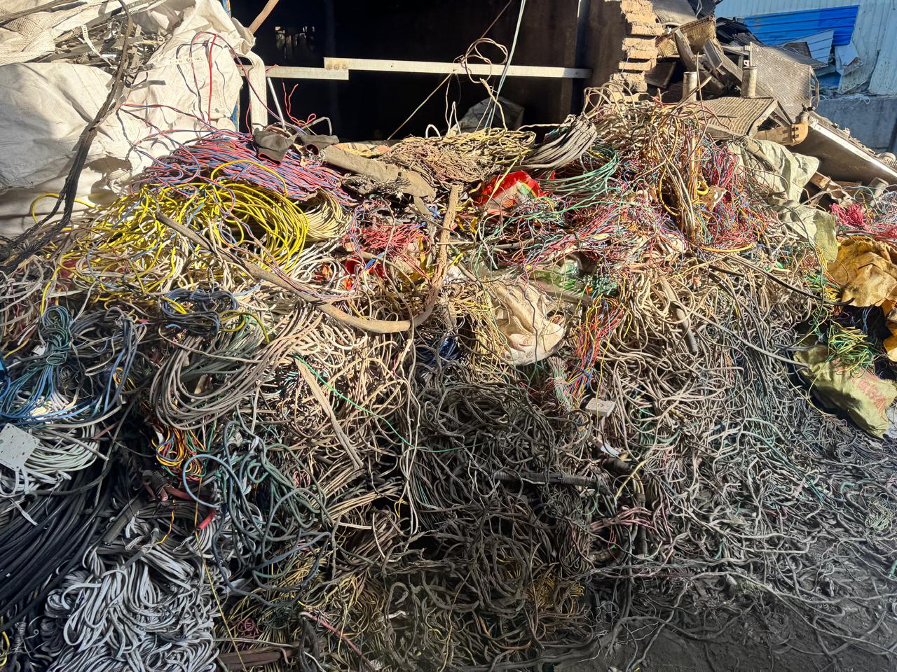 Copper wire recycling